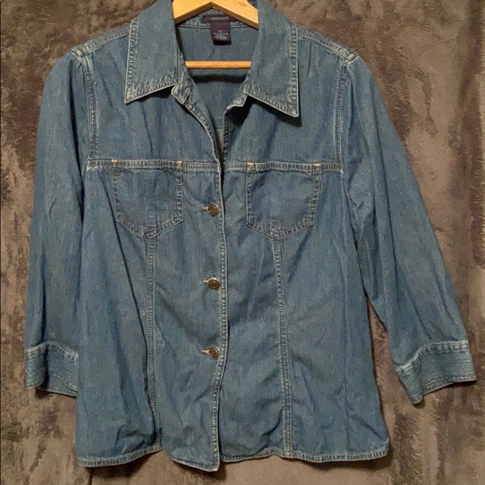 Jean Westbound Size 10 button down shirt